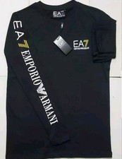 Armani crew neck t-shirts Men top Full Sleeve S-XXL RRP 55£