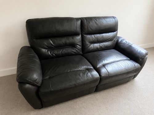 Dark brown seater - sofa, large