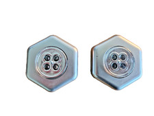 2 x LED "Stick N Click" Self Adhesive Light Battery-Operated Push On Off Lights