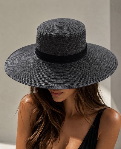 Janessa leone wide brim boater - janessa,