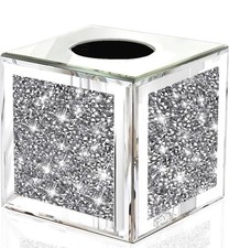 Glass Crushed Diamond Cube