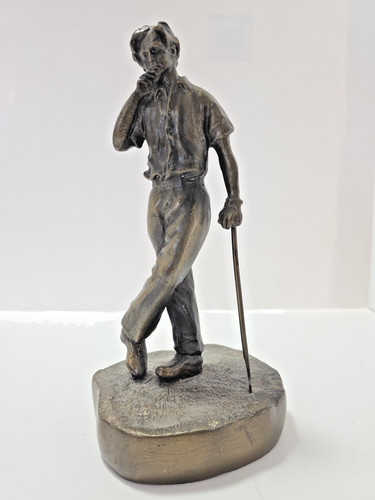 Vintage bronze finish golfer - vintage,