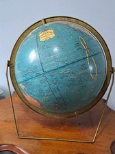 Vintage Cram's Imperial 12inch Word Globe From Early 1960's