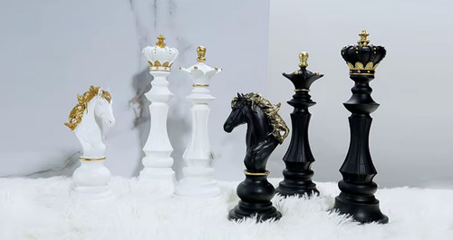 Elegant large chess - large, pieces