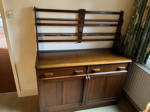 Antique gomme plate rack - antique,