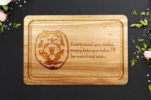 Chow chopping - chow, board