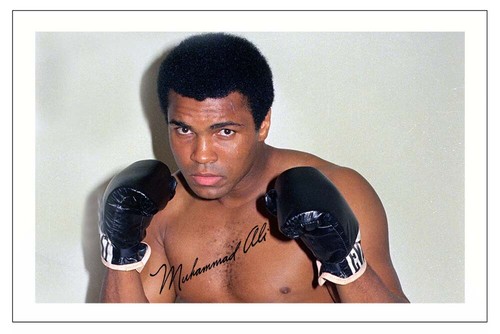 Muhammad ali signed autograph - muhammad,
