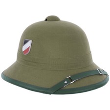 Mil-Tec German Army Wehrmacht Afrika Korps Tropical Pith Helmet Replica Olive