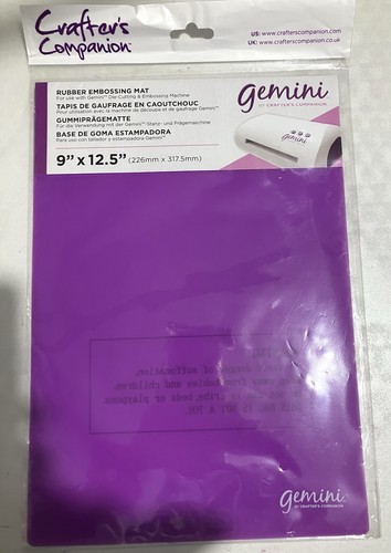 Rubber embossing mat for - embossing,