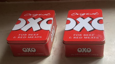 2 X OXO TINS IN LOVELY