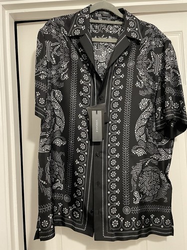Versace men silk shirt new - versace,