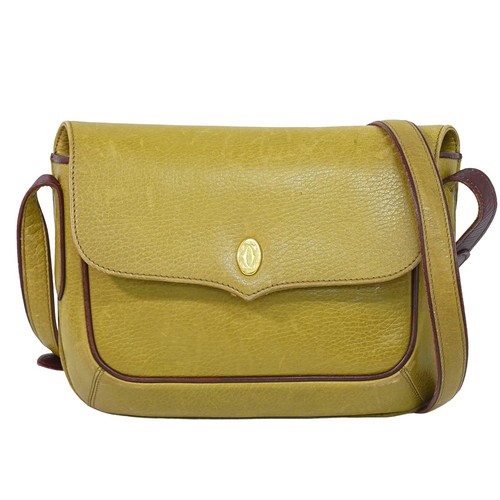 Cartier must leather shoulder - leather,