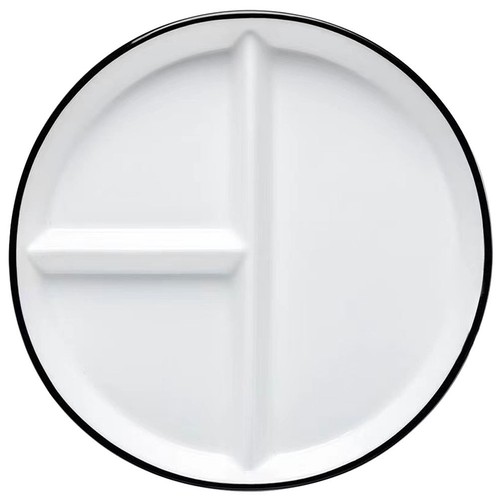 Porcelain divided tray - porcelain,