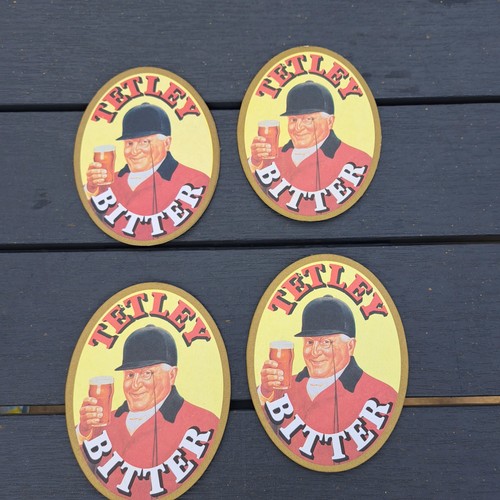 Vintage tetley bitter beer - tetley,
