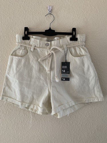 Primark cream white denim high - white,