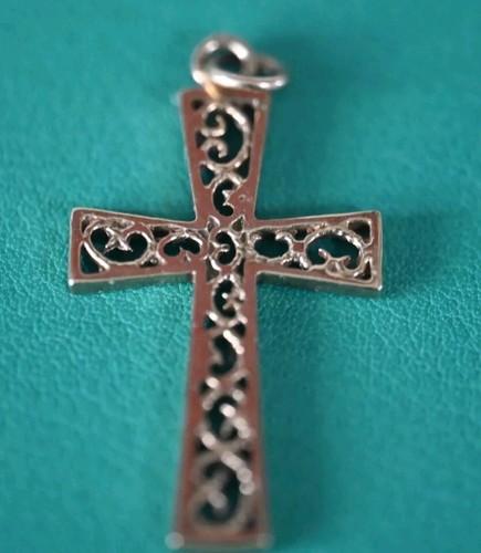 Antique 9ct cross pendant - antique,