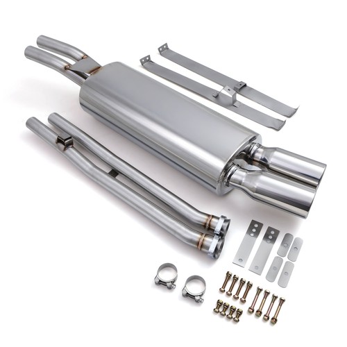 Brushed exhaust half system - half,
