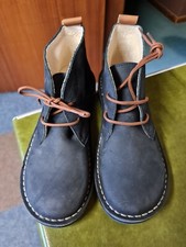 Russell & Bromley boys Blue nubuck leather size 34
