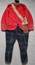 Rare Original Pre WW1 HLI Uniform Cutaway Jacket Beautiful Sash & Trews Breeches