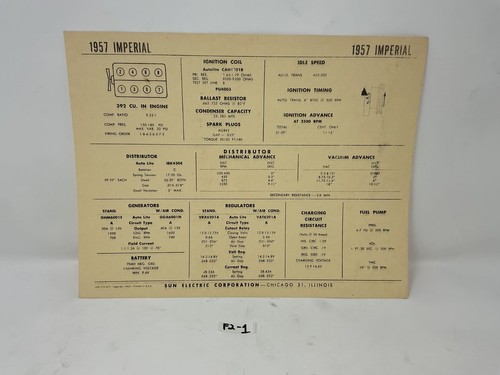 1957 imperial sun - imperial,