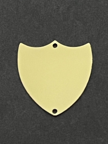 Gold flat side shields pins - gold, &