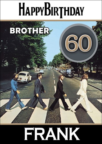 Beatles personalised birthday - personalised,