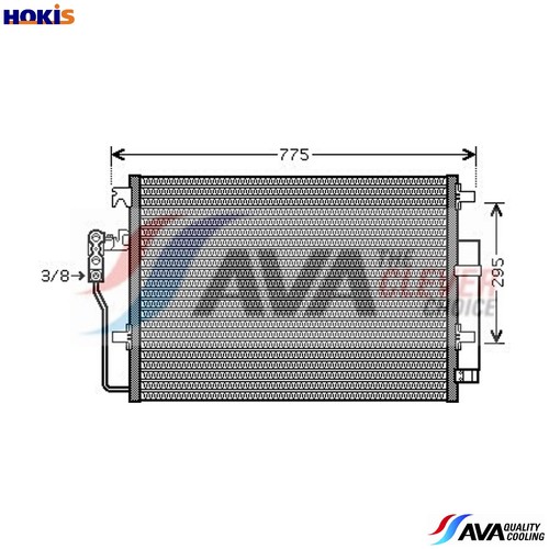 Condenser air conditioning - air,