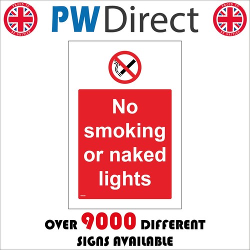 Sign smoking naked - no,