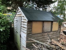 Shed - 8'x 6'  - good for re-use!  Collection from London NW2