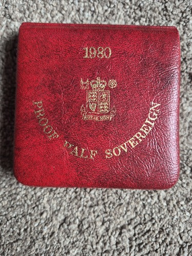 1980 proof half sovereign - half,