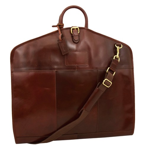 Luxury leather suit carrier - luxury,