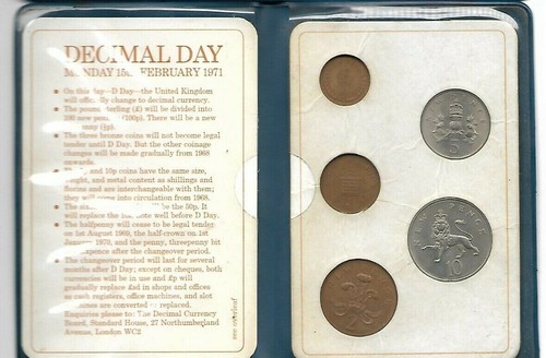1971 britains first decimal - 1971,