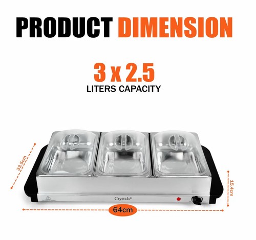 Electric food warmer - x, 2.5l