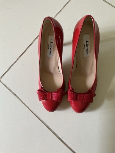 Bennett red court shoes - bennett,