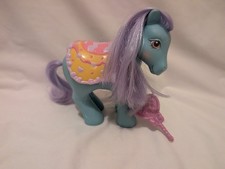 Vintage Hasbro 1990s G1 MLP My Little Pony Surprise SECRET BEAUTY & KEY Toy (B)