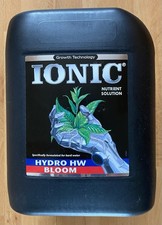 Growth Technology Ionic 5L Hydro Liquid Bloom Promoting Nutrient -Hard Water -5L