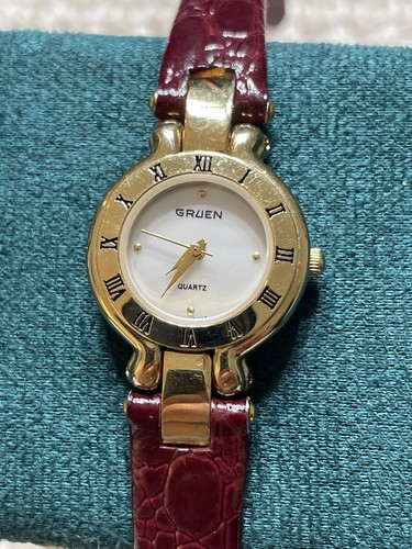 Gruen ladies quartz watch gold - gruen,