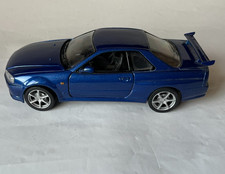Nissan Skyline GT-R Metallic Blue 1/24 Scale Diecast 73264
