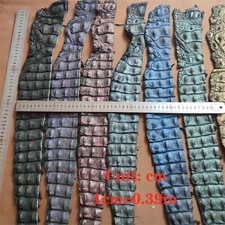Real Crocodile Skin Bone Dyed