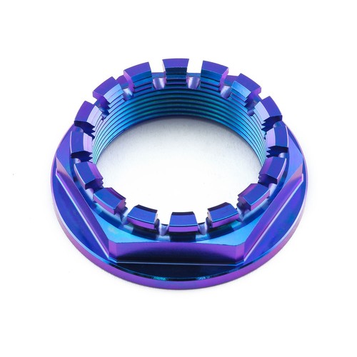 Titanium flanged axle nut m38 - flanged,