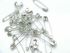 Steel safety pins assorted - ,