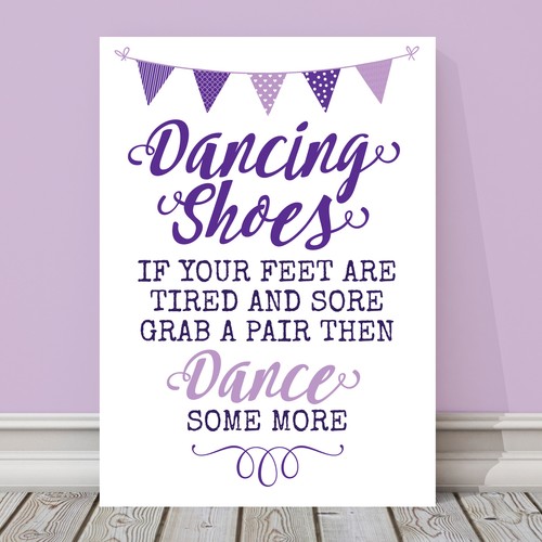 Purple lilac dancing shoes - &,