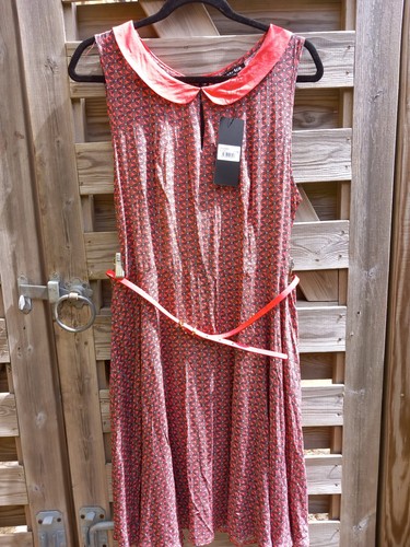 Sleeveless coral dress peter - sleeveless,