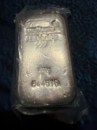 Umicore silver bullion - bullion, bar