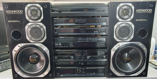 Kenwood hifi pieces - kenwood, stack