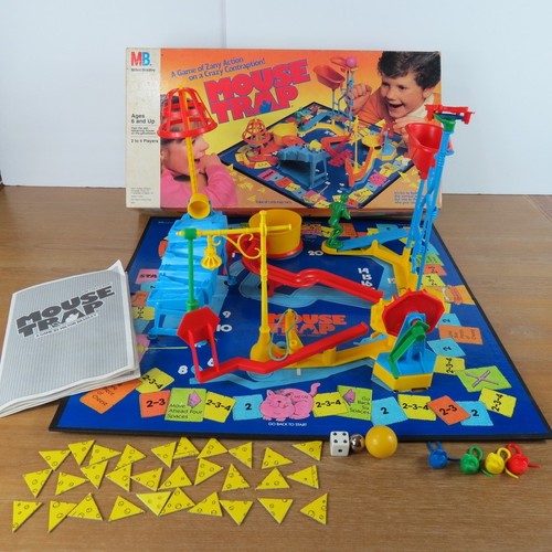 Vintage 1986 mouse trap board - vintage,
