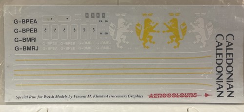 1/144 scale model airliner