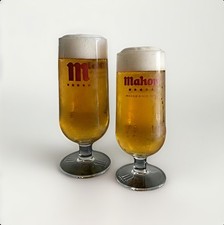2x Mahou Pint 20oz Chalice