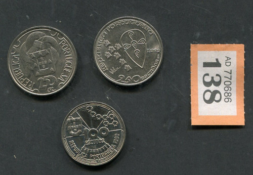 Lot coins portugal - 3,