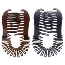 Pieces banana hair - 2, clips
